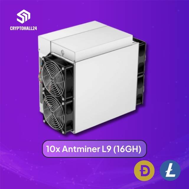 Buy Bitmain Antminer L9 (16GH) 10x Bundle - Litecoin Miner (LTC)